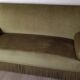 Vintage green velvet sofa – Retro / antique style