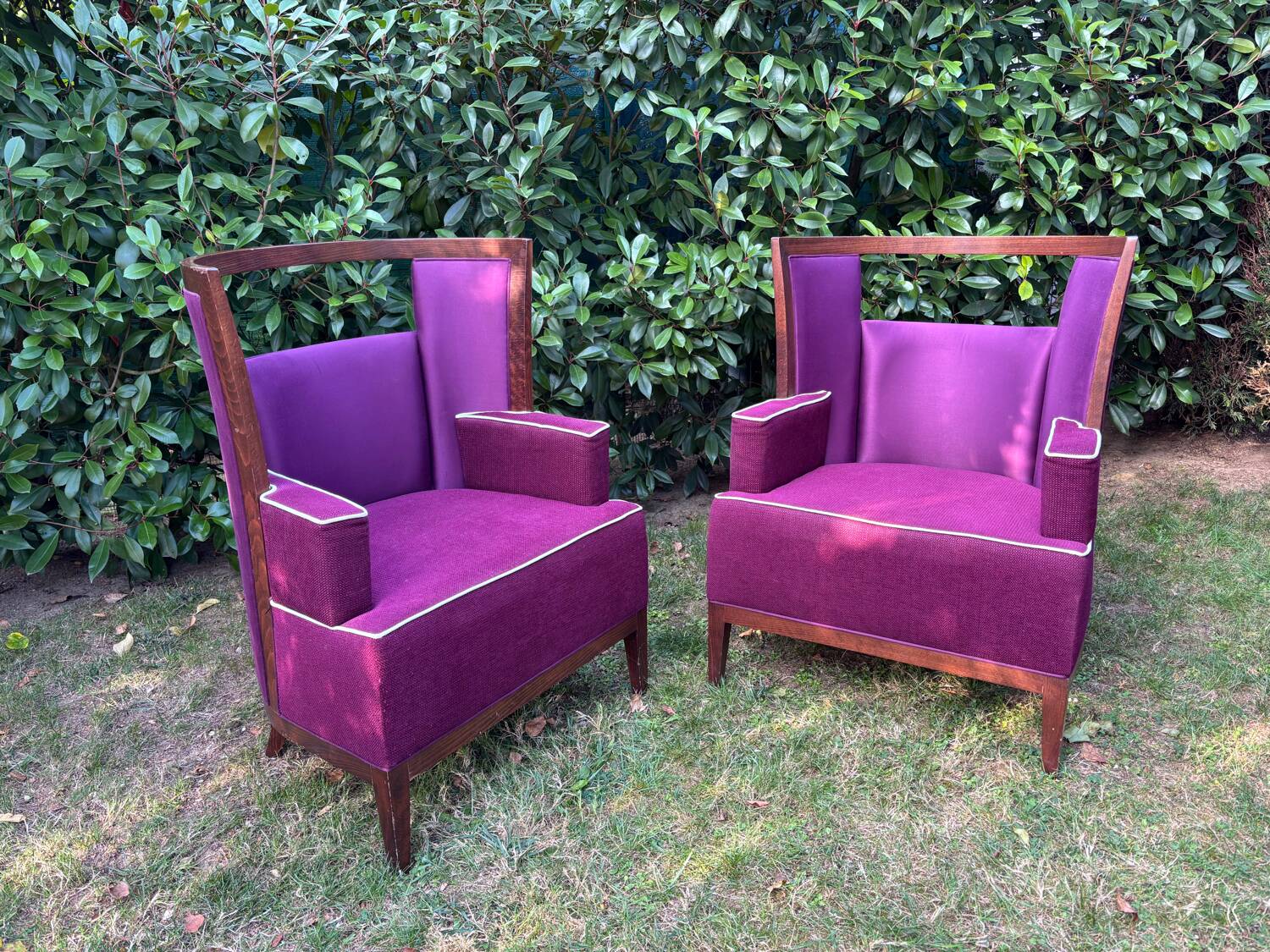 Art Deco armchairs