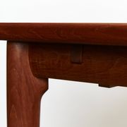 Boat-shaped dining table by Grete Jalk for Glostrup