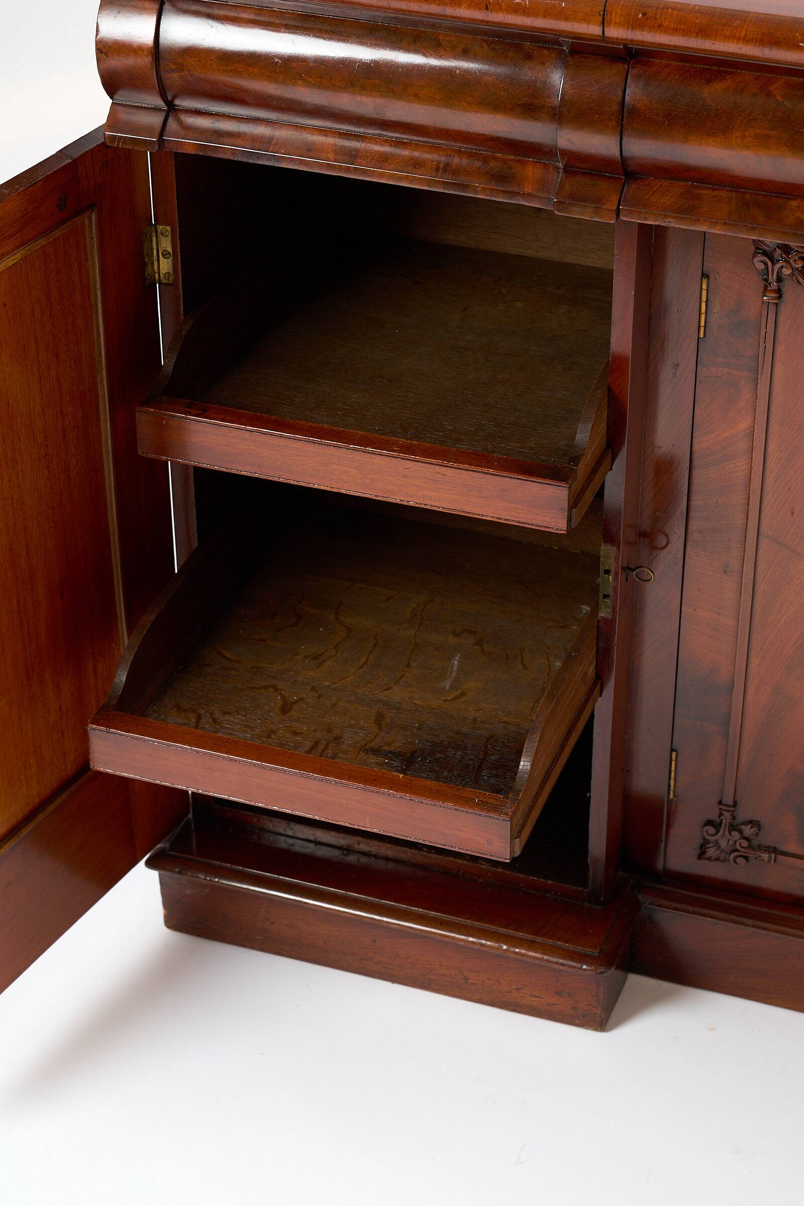 Four-door mahogany sideboard