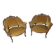 Paire de fauteuils marquise style Louis XV
