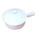 Covered Pan Real Porcelain of Great Fire Button Plug / Straight Handle