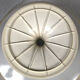 Large coffee table tulip foot and round turntable, Grosfillex 60s
