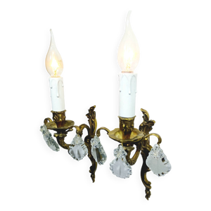 Paire d’appliques 1 - bronze pampilles