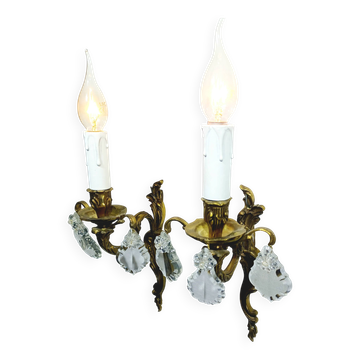 Pair of 1-light wall lights