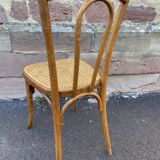 Viennese chair bentwood bistrot café Paris signed Baumann