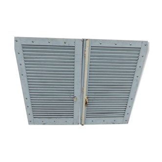 Volets persiennes en bois 2 battants dim l 59.5 cm x h 97 cm