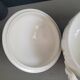 Sarreguemines glazed earthenware soup tureen, Rouen model - dishwasher safe