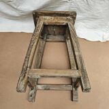 Burmese teak workshop stool