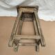 Burmese teak workshop stool