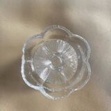 Antique pressed molded glass egg cup