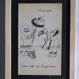 Illustration daninos de 1962 " hospitalité "