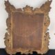 Miroir en bois sculpté et doré