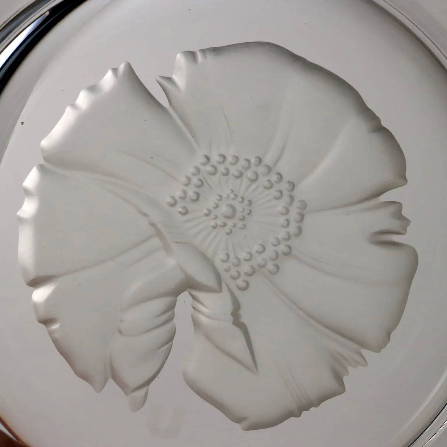 Vintage ashtray Emanuel Ungaro 1980s-90s Sasaki Crystal Japan
