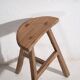 Antique wabi sabi style stool (c.1900) #6