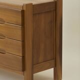 Maison Regain blond elm chest of drawers vintage circa 1970