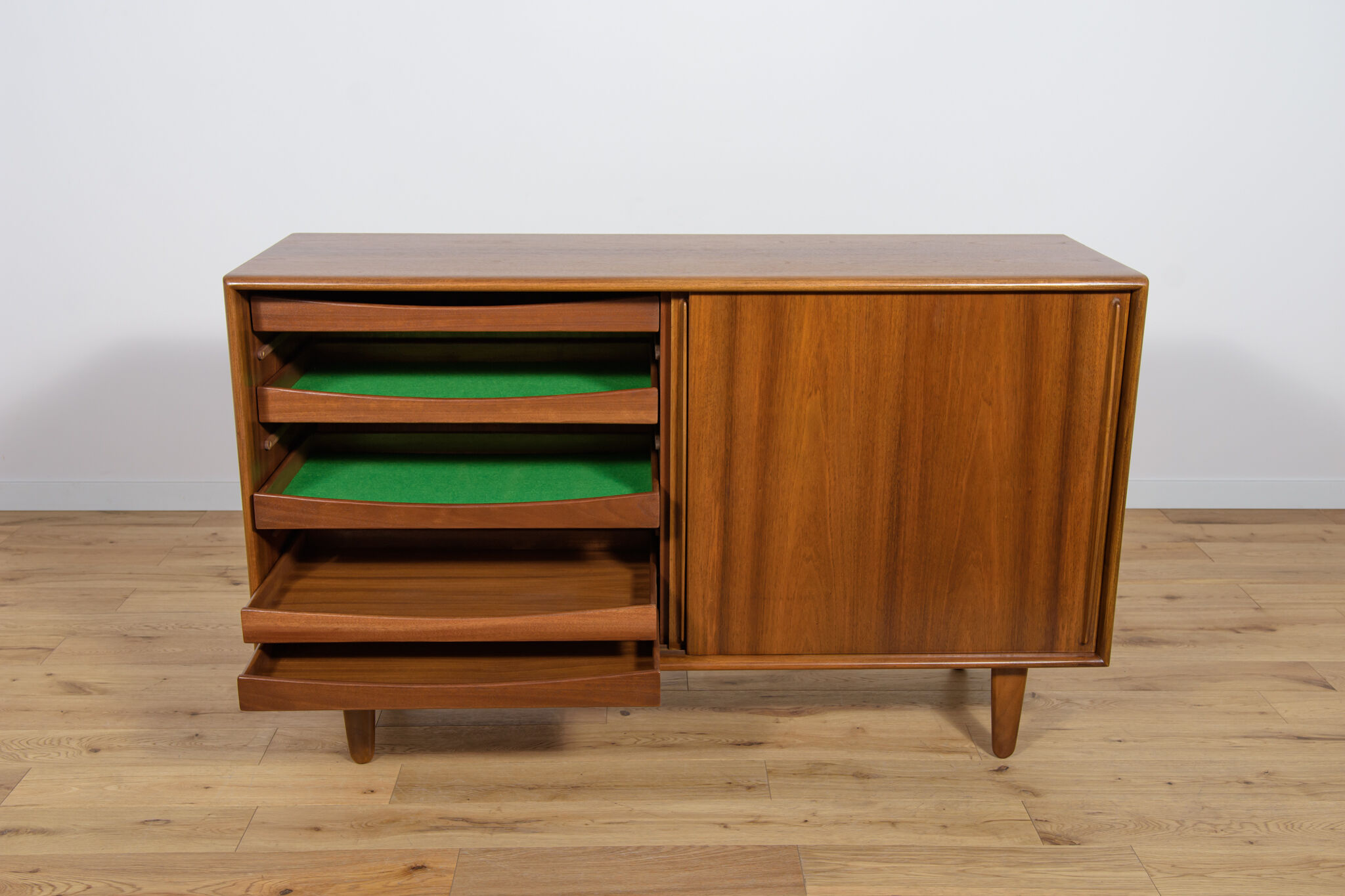 Mid-century danish walnut sideboard, 1960s