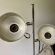 Lampe lampadaire liseuse Delmas vintage années 70 chrome & alu
