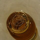Vase soliflore en verre orangé