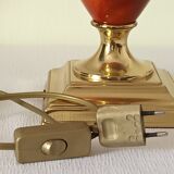 Vintage ceramic baluster lamp foot