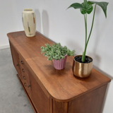 Vintage art deco wooden enfilade with drawers