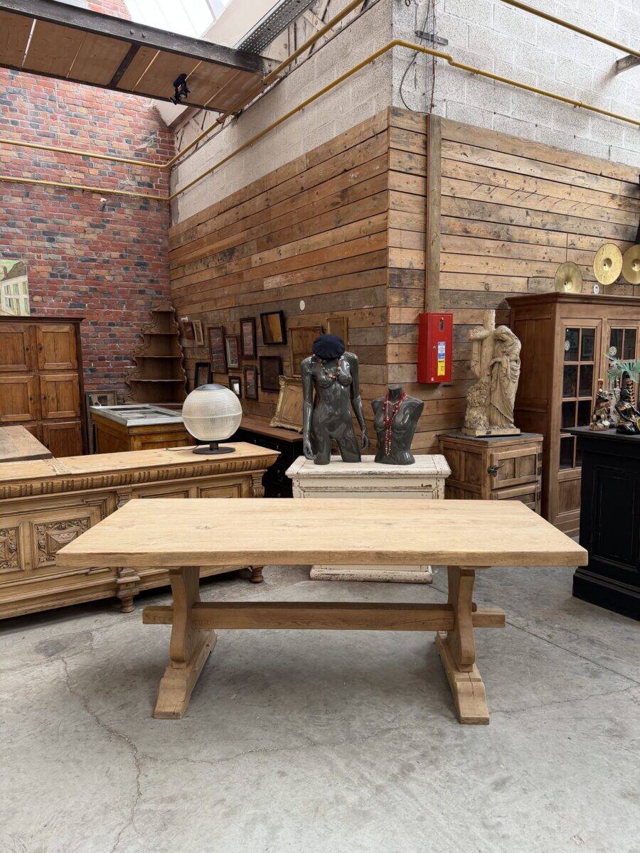 Monastery-style oak table