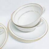 Charles Ahrenfeldt for Limoges art deco teacups