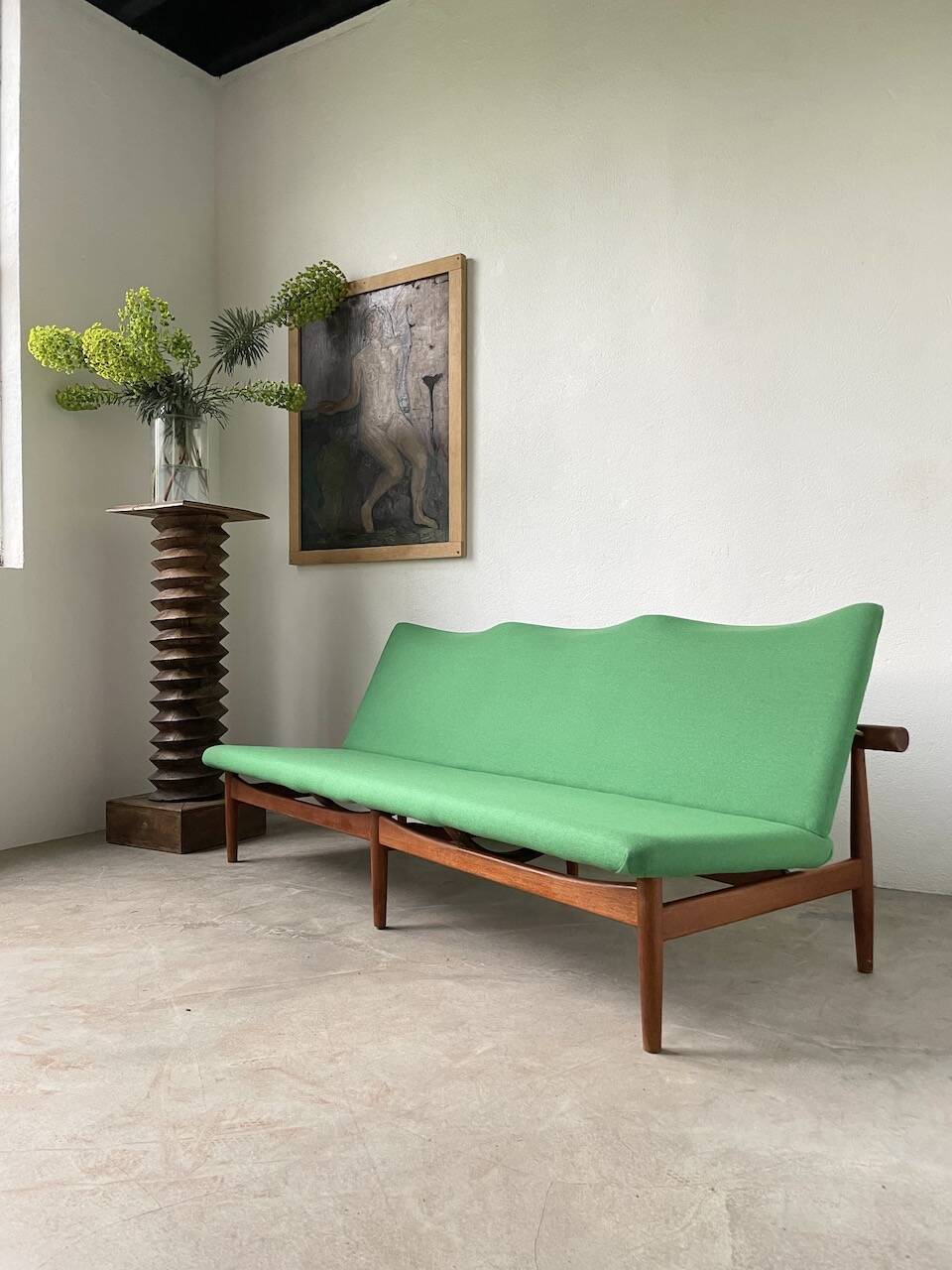 Finn Juhl three-seater bench “Japan” model France & Son