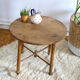 Rustic wooden side table, vintage