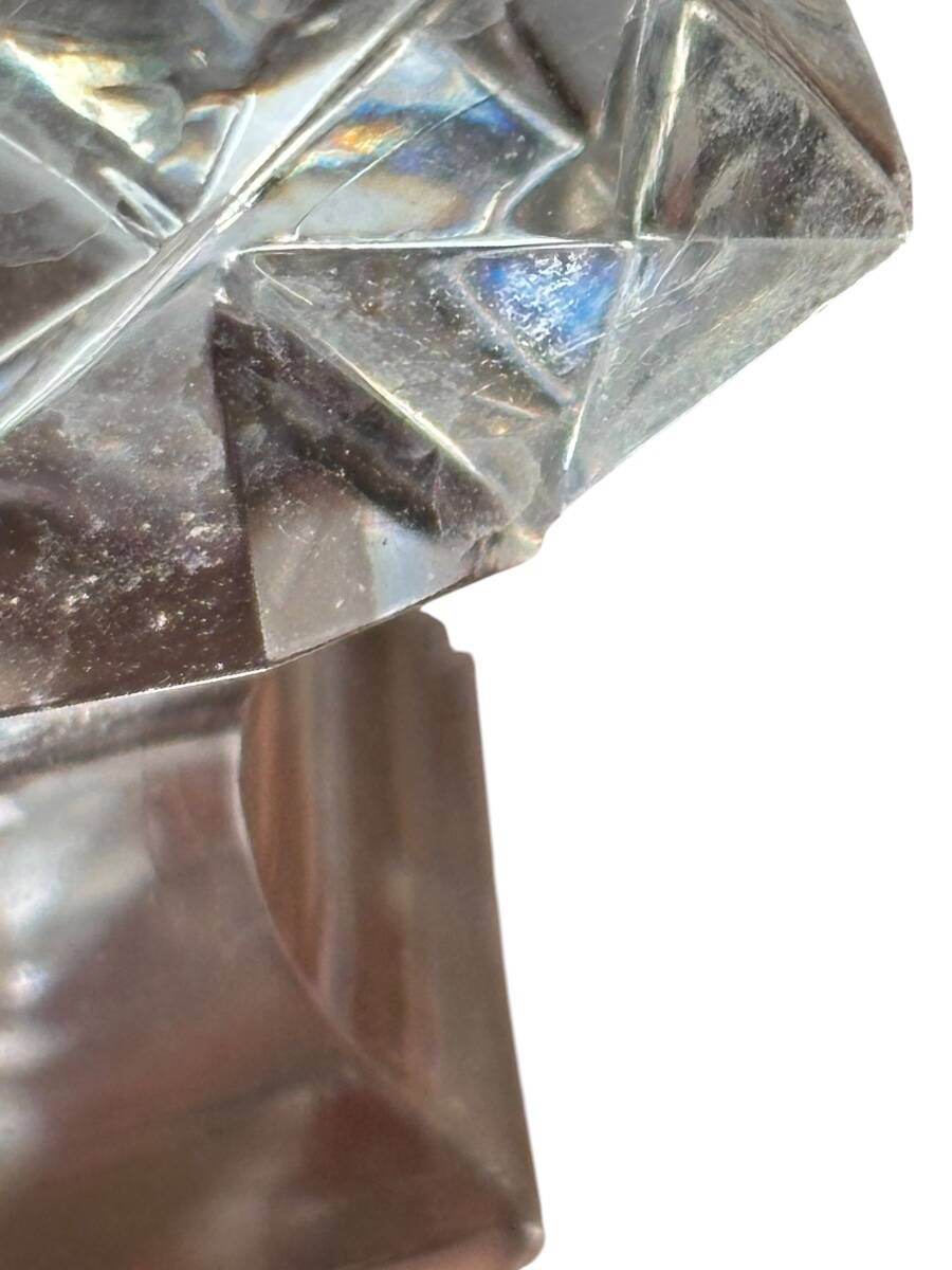 Ensemble de deux grands verres Saint Louis "Excellence", 24,9 cm de hauteur.