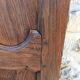 Paire de portes d'armoire ancienne en bois