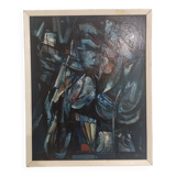 Oil on canvas signed Mochalin Sergei Nikolaevitch, Ukraine 1993