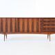 Oswald Vermaercke 'Paola' sideboard rosewood V Form Belgium 1960