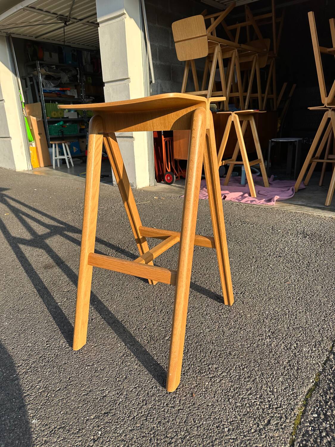 Copenhagen stool designed by Bouroullec, Hay edition.