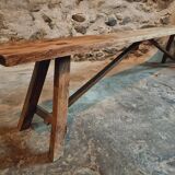Banc Ancien Rustique en Bois | Style Ferme & Campagne