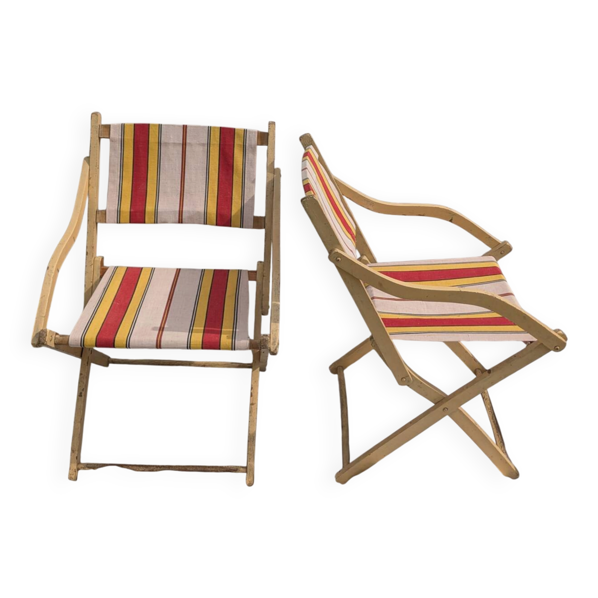 Fauteuils jardin vintage