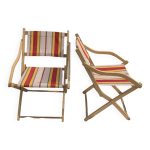 Fauteuils jardin vintage