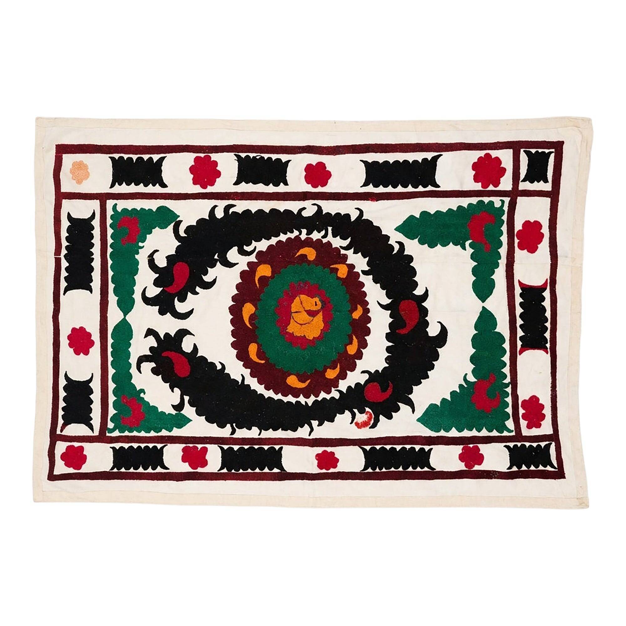 Vintage hand-embroidered tablecloth 120x180 cm