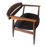 Danish teak office chair