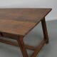 Rustic Dining Table in Oak and Elm from the Early 20th Century