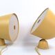 Pair of vintage space age adjustable bedside wall lights