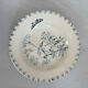 Shallow dish ironstone butterfly pattern Valius model