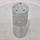 K1000 Glass & Carrara Marble Coffee Table Team Form AG, Ronald Schmitt, 1975