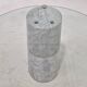K1000 Glass & Carrara Marble Coffee Table Team Form AG, Ronald Schmitt, 1975