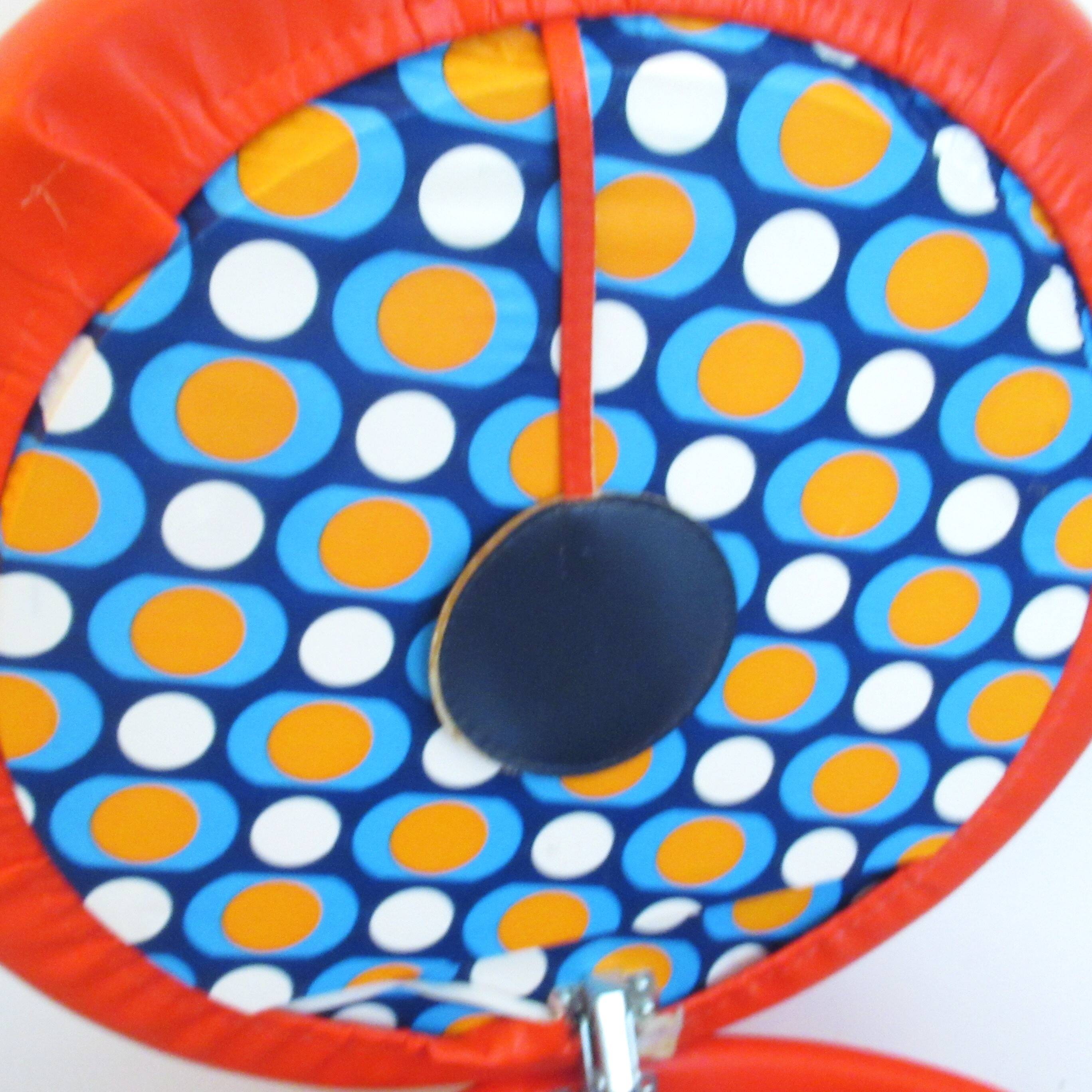 Pouf psychedelique années 70