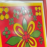 Vintage Red Plate Mat