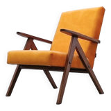 Mid Century Easy Chair Model B 310 Var in Sunset Velvet