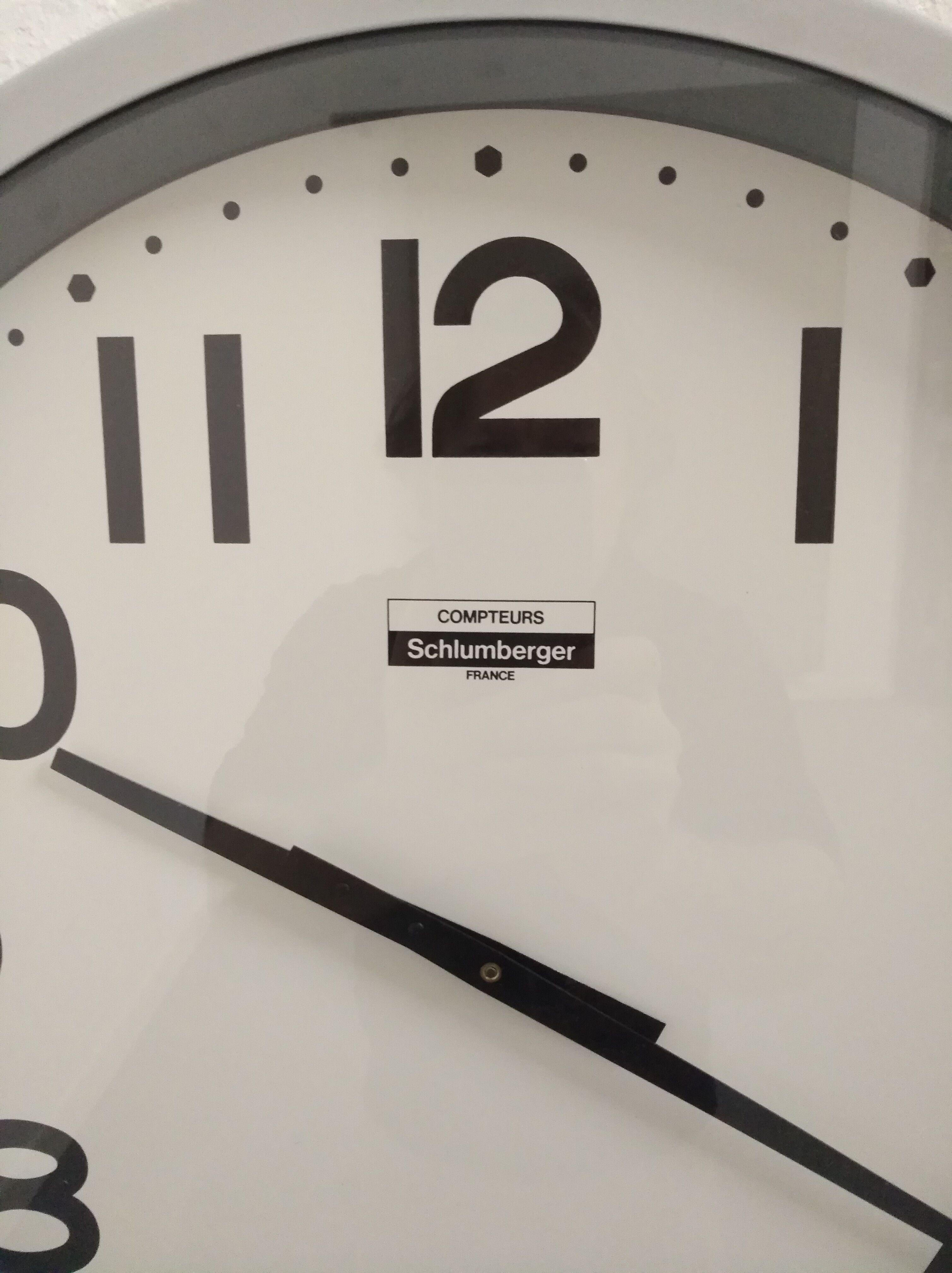 Schlumberger industrial clock of 1975