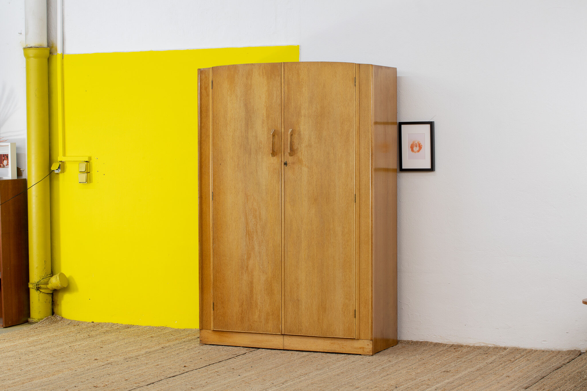 Scandinavian wardrobe 123 cm