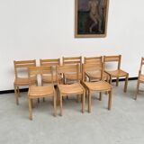 Sornay 80s beech chairs